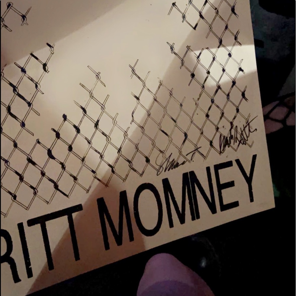 Ritt Momney authentic signed poster